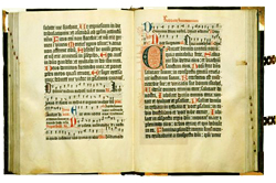 Разворот из Майнцской Псалтири, 1457 г.