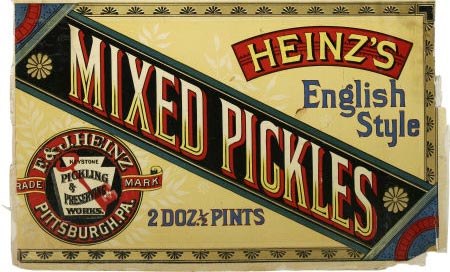 Mixed pickles of F.&J. Heinz